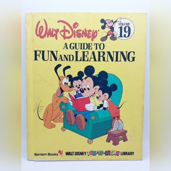 Vintage 1983 Disney Learning Book for Children - Picture 1 of 8